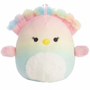 Squishmallows Briannika Peacock Rainbow Plush Toy Stuffed Animal 11 Inches